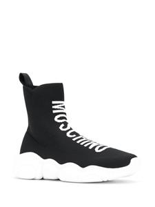 Moschino Teddy high-top sneakers - Zwart