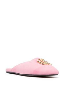 Bally Gylon leren slippers - Roze