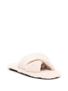 Senso Inka V slippers van imitatiebont - Beige
