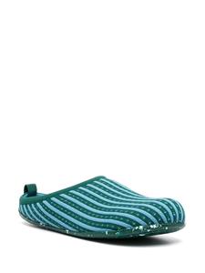 Camper Wabi ribgebreide slippers - Blauw