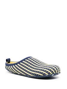 Camper Wabi ribgebreide slippers - Geel