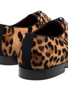 Dolce & Gabbana Millenials schoenen met luipaardprint - Bruin
