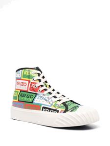 Kenzo Sneakers met logoprint - Groen