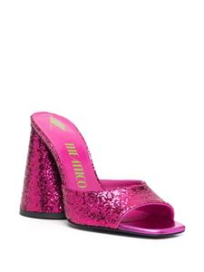 The Attico Metallic muiltjes - Roze