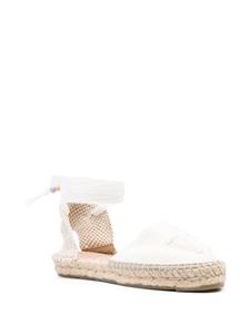 Forte Forte Espadrilles met plateauzool - Beige