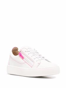 Giuseppe Zanotti Gail contrasterende sneakers - Wit