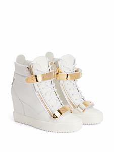 Giuseppe Zanotti Coby sneakers met sleehak - Wit