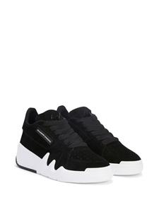 Giuseppe Zanotti Talon sneakers met vlakken - Zwart