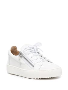 Giuseppe Zanotti Sneakers met rits - Wit