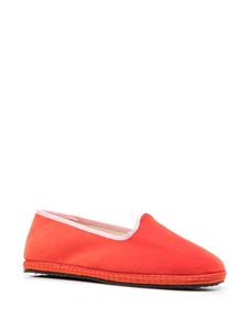 Scarosso Valentina fluwelen slippers - Rood