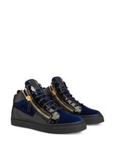 Giuseppe Zanotti Kriss sneakers met vlakken - Blauw