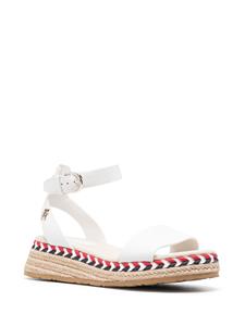 Tommy Hilfiger Leren espadrilles - Wit