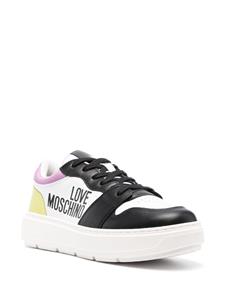 Love Moschino Sneakers met logoprint - Wit