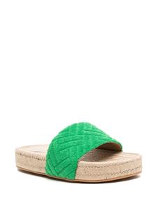 Senso Isobel espadrilles met open neus - Groen