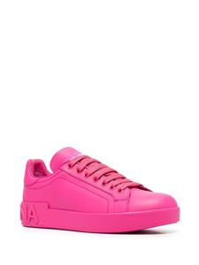 Dolce & Gabbana Low-top sneakers met logo - Roze