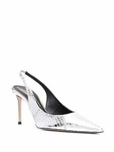 Scarosso x Brian Atwood Sutton slingback pumps - Zilver