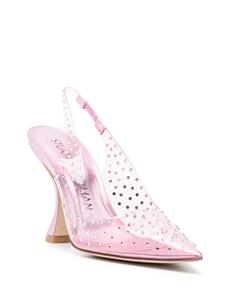 Stuart Weitzman Pumps verfraaid met kristallen - Roze