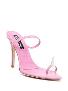 Natasha Zinko Sandalen met spikes - Roze