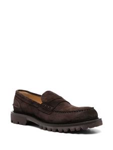 Scarosso Loafers met chunky zool - Bruin