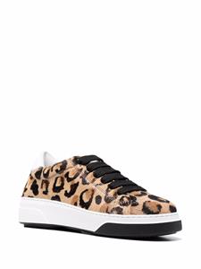 Dsquared2 Sneakers met luipaardprint - Bruin