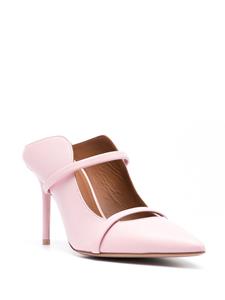 Malone Souliers Maureen 100mm leather mules - Roze