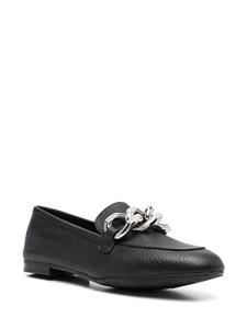 Casadei Leren loafers - Zwart