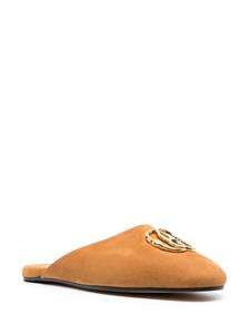 Bally Gylon leren slippers - Bruin