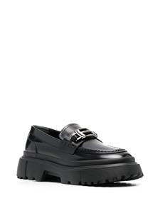 Hogan Loafers met plateauzool - Zwart