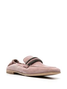 Brunello Cucinelli Suède loafers - Roze