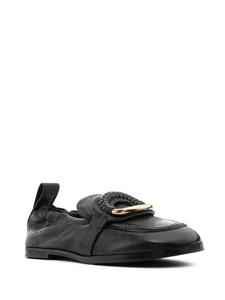 See by Chloé Hana loafers met ringdetail - Zwart
