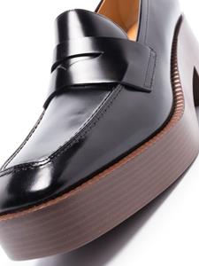 Tod's Loafers met plateauzool - Zwart