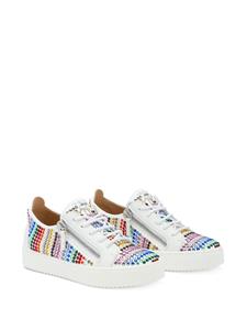 Giuseppe Zanotti Gail Strass low-top sneakers - Wit