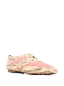 Gabriela Hearst Loafers met geweven riem - Roze