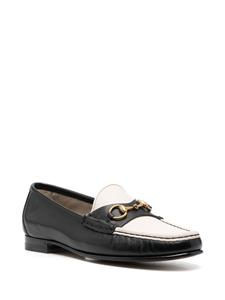 Gucci Loafers met horsebitdetail - Zwart