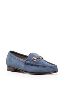 Gucci Goudkleurige loafers - Blauw