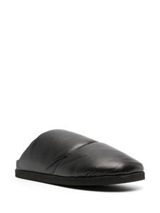 Moncler x JW Anderson Nimbus gewatteerde slippers - Zwart