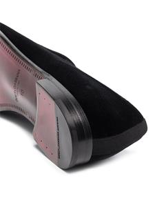 Dolce & Gabbana Leonardo fluwelen loafers - Zwart
