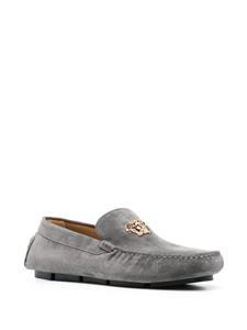 Versace Suède loafers - Grijs