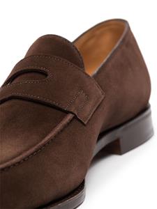 John Lobb Lopez suède loafers - Bruin