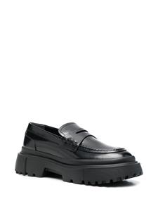 Hogan Leren loafers - Zwart