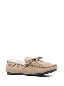 ISABEL MARANT Faomee suède loafers - Beige
