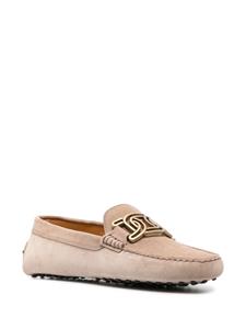 Tod's Kate Gommino suède loafers - Beige