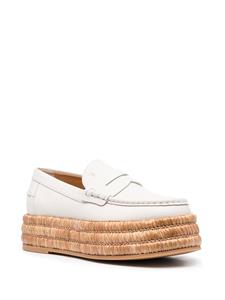 Tod's Loafers met plateauzool - Beige