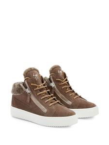 Giuseppe Zanotti Kriss Winter mid-top sneakers - Bruin