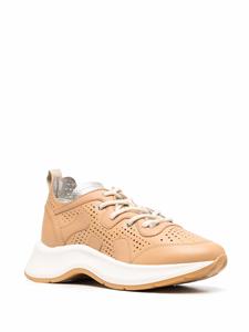 Hogan Geperforeerde sneakers - Beige