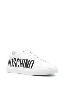Moschino Sneakers met logoprint - BIANCO