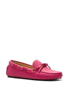 Car Shoe Lleren Loafers - Roze