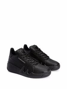 Giuseppe Zanotti Talon sneakers met vlakken - Zwart