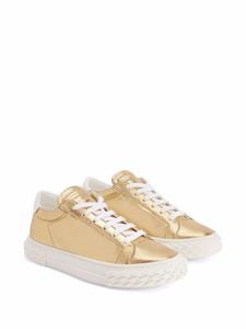 Giuseppe Zanotti Ecoblabber leren sneakers - Goud