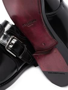 Dolce & Gabbana Leren gespschoenen - Zwart